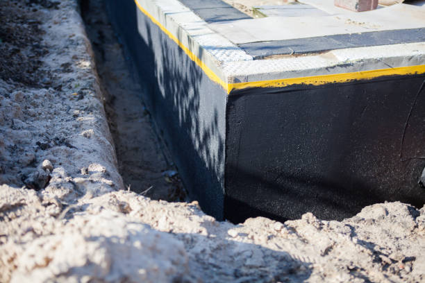 Professional Waterproofing technician working in Middlesex, NY